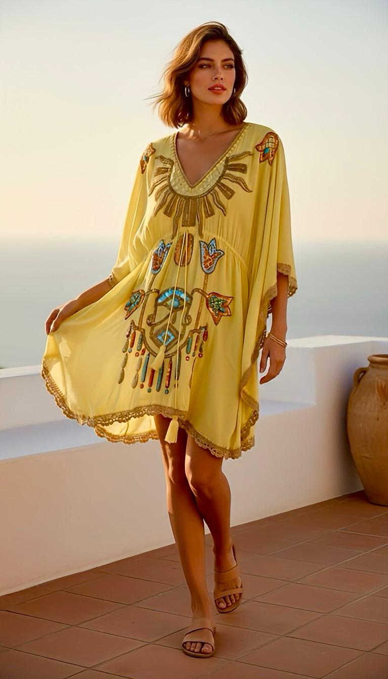 PONCHO  CLEOPATRA KAFTAN