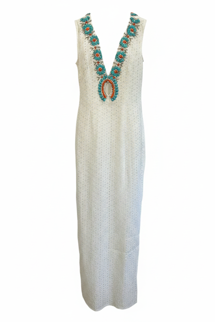 MOON DRESS EYELET