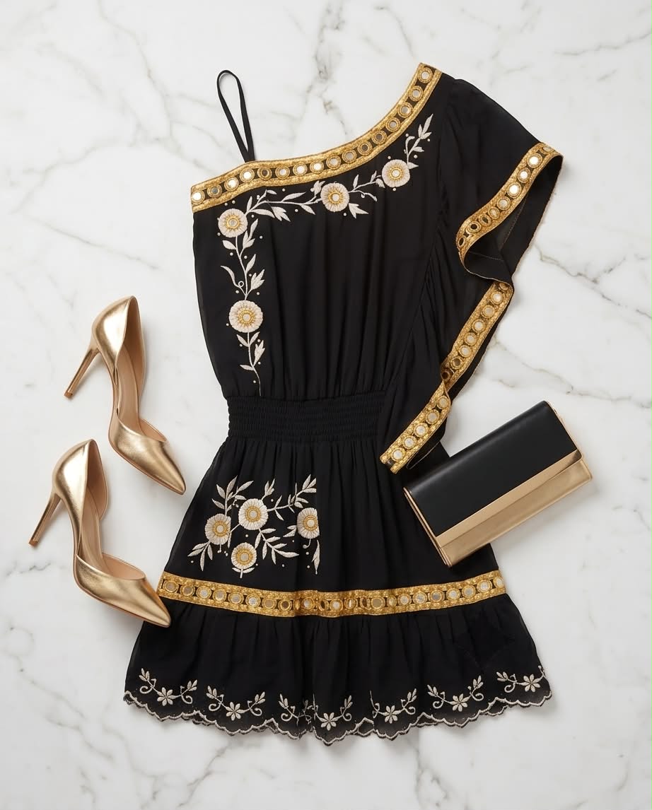 MANOS DRESS BLACK