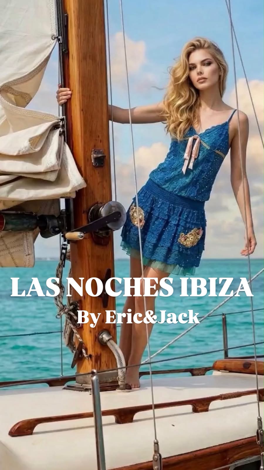 SUN BOHO BLUE STRONG EYELET TURQUEISE